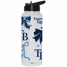 Memory Company MLB Rays 34-oz Bow White Quencher Tumbler