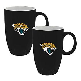 Memory Company NFL Jaguars 20oz Ceramic Team Tall Mug 2-Pack