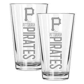 Memory Company Pirates 2 pack 16oz Pint Glass