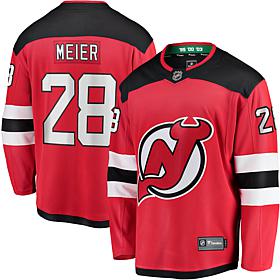 Men's Fanatics Branded Timo Meier Red New Jersey Devils Home Breaka...