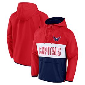 Men's Fanatics Red/Navy Washington Capitals Backhand Shooter Defend...