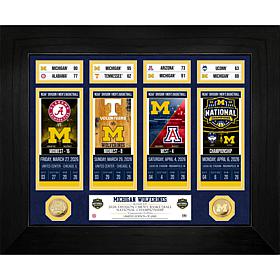 Michigan Wolverines Deluxe 2026 NCAA Men's Ticket Frame
