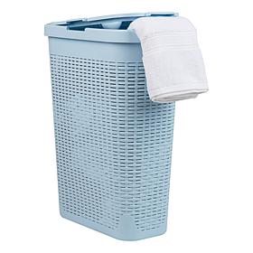 Mind Reader 40-Liter Slim Laundry Basket with Cutout Handles