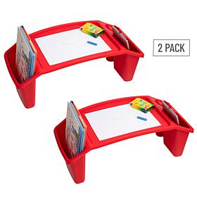 Mind Reader Kids Lap Desk Activity Tray Portable Plastic Set of 2