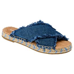 Minnetonka® Pepper X-Band Espadrille Slide Sandal