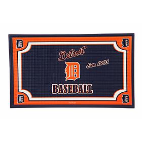 MLB Embossed Door Mat - Detroit Tigers