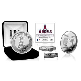 MLB Los Angeles Angels Silver-Plated Coin