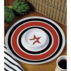 MLB Melamine Chip and Dip Serving Tray - Astros