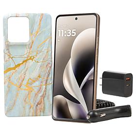 Moto G PowerG Tracfone Bundle with 1 Year Plan Talk/Text/Data
