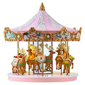 Mr. Christmas 12" Animated & Musical Crystal Carousel
