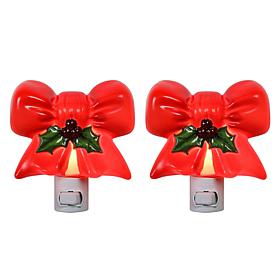 Mr. Christmas S/2 Shatterproof Night Lights