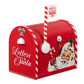 Mr. Christmas Santa's Enchanted Mailbox with Notepad and Pen