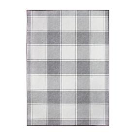 My Magic Carpet Buffalo Plaid Washable Area Rug 5'x7'