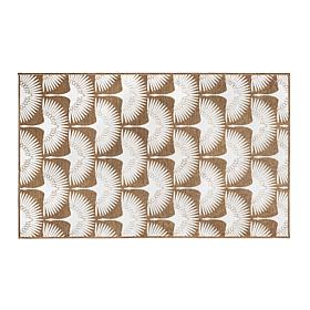 My Magic Carpet Genevieve Gorder Collection Flock 3'x5' Rug - Camel 