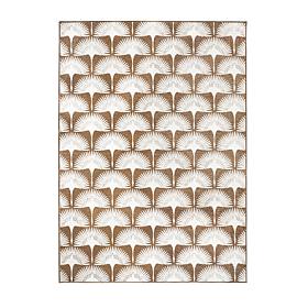 My Magic Carpet Genevieve Gorder Collection Flock Camel 5'x7' Rug