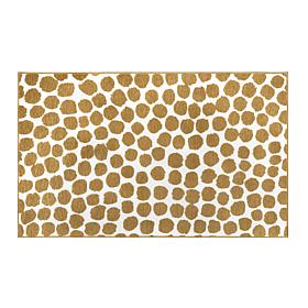 My Magic Carpet Genevieve Gorder Puff Dotty 3'x5' Rug - Honey Beige 