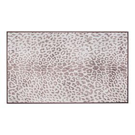 My Magic Carpet Miya Leopard Washable Area Rug 3'x5'