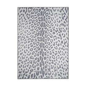 My Magic Carpet Miya Leopard Washable Area Rug 5'x7'