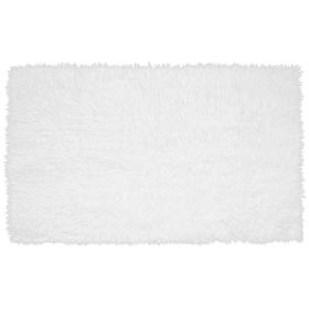 My Magic Carpet Shag White Washable Area Rug 5'x7'