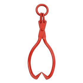 Nature Spring 25" Skidding Tongs with Ring - Red