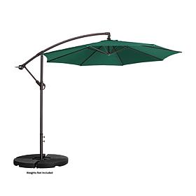 Nature Spring Offset Swivel Patio Umbrella - Green 