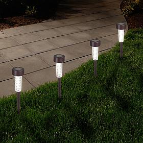 Nature Spring Solar Powered Outdoor Stake Lights 6-Pack
