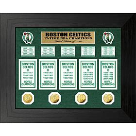 NBA Celtics 17-Time NBA Champs Banner Collection
