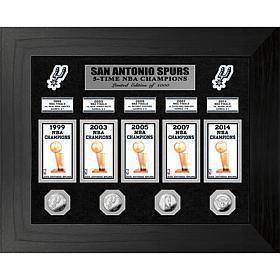 NBA Spurs 5-Time NBA Champs Banner Collection
