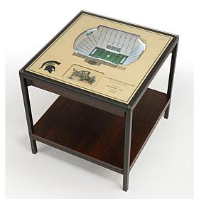 NCAA Michigan State StadiumViews 25-Layer End Table - Spartan Stadium 