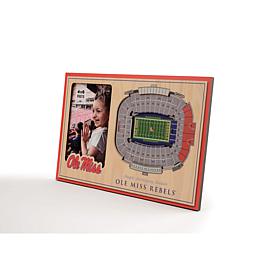 NCAA Mississippi Rebels 3-D Stadium Views Picture Frame