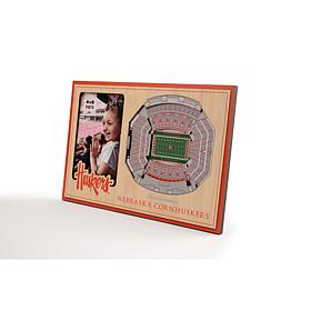 NCAA Nebraska Cornhuskers 3-D Stadium Views Picture Frame