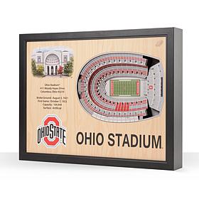 NCAA Ohio State Buckeyes StadiumViews  3-D Wall Art - Ohio Stadium 