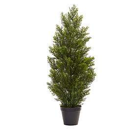Nearly Natural 3 ft. Mini Cedar Pine Tree Indoor/Outdoor Plant