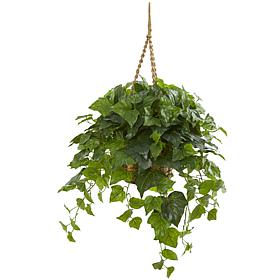Nearly Natural 38" London Ivy Artificial Plant in Hanging Basket