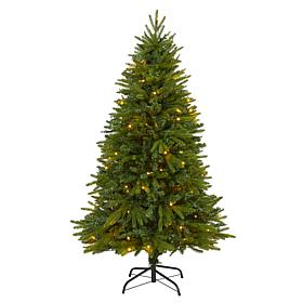 Nearly Natural 5' Sun Valley Fir Artificial Christmas Tree