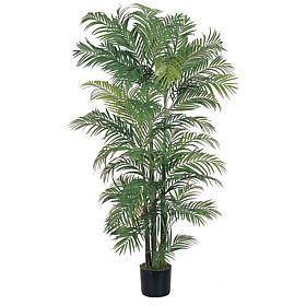 Nearly Natural 6 ft. 8-Trunks Areca Palm Tree