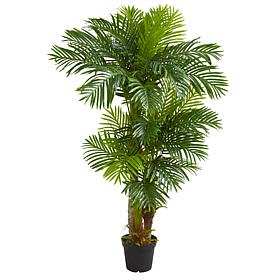 Nearly Natural 6 ft. Artificial Hawaii Palm Tree
