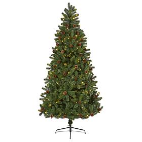 Nearly Natural 7.5' Rocky Mountain Spruce Artificial Christmas Tree