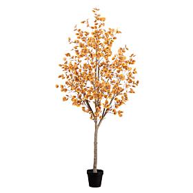 Nearly Natural 9’ Autumn Maple Artificial Fall Tree