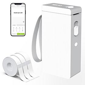 Nelko P22 Bluetooth Label Printer with 3 180pc Rolls