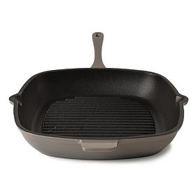 Neo 11" Cast Iron Square Grill Pan, Oyster