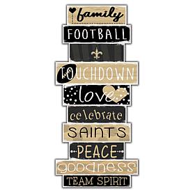 New Orleans Saints Celebrations Stack 24" Sign 