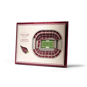 NFL Arizona Cardinals StadiumViews 3-D Wall Art - State Farm Stadium