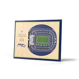 NFL Seattle Seahawks StadiumViews 3-D Wall Art - Century Link Field