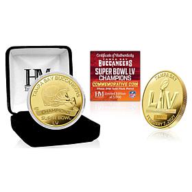 NFL Tampa Bay Buccaneers Super Bowl LV Champions Gold-Plated Coin
