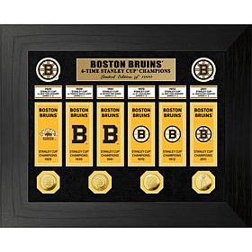 NHL Bruins 6-Time Stanley Cup Champs Deluxe Banner