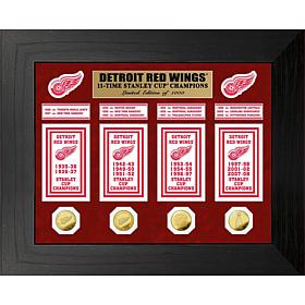 NHL Red Wings 11-Time Stanley Cup Champs Deluxe Banner