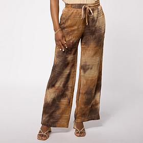 Nina Leonard Cropped Culotte Pant