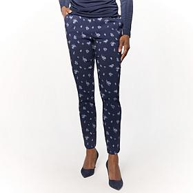 Nina Leonard Millennium Knit Narrow Leg Pull-On Pant