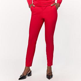 Nina Leonard Millennium Knit Narrow Leg Pull-On Pant